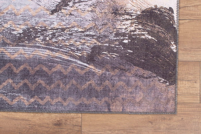 Conceptum Alfombra Fusion Chenille Marrón AL 235 de Poliéster 150 x 230 cm